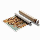 Fire Island 2020s Vintage Movie Poster Retro Comedy Film Art