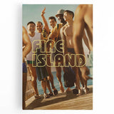 Fire Island 2020s Vintage Movie Poster Retro Comedy Film Art