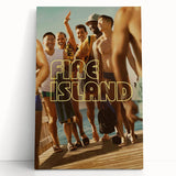 Fire Island 2020s Vintage Movie Poster Retro Comedy Film Art