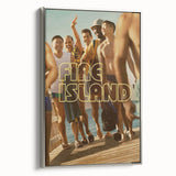 Fire Island 2020s Vintage Movie Poster Retro Comedy Film Art
