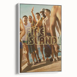 Fire Island 2020s Vintage Movie Poster Retro Comedy Film Art