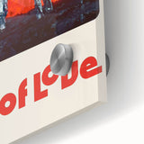 Fire of Love 2020s Vintage Movie Poster Retro Documentary Art