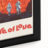 Fire of Love 2020s Vintage Movie Poster Retro Documentary Art