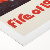 Fire of Love 2020s Vintage Movie Poster Retro Documentary Art