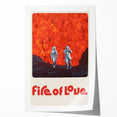 Fire of Love 2020s Vintage Movie Poster Retro Documentary Art