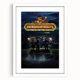 Five Nights at Freddy's 2020s Vintage Movie Poster Horror Art