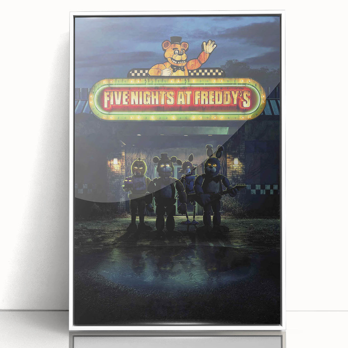 Five Nights at Freddy's 2020s Vintage Movie Poster Horror Art
