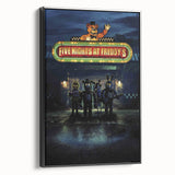 Five Nights at Freddy's 2020s Vintage Movie Poster Horror Art