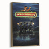Five Nights at Freddy's 2020s Vintage Movie Poster Horror Art
