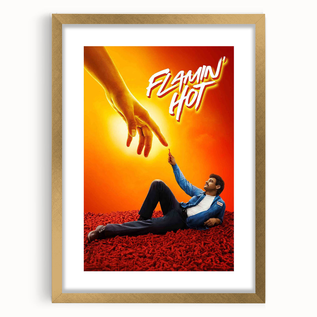 Flamin' Hot 2020s Vintage Movie Poster Retro Biopic Film Art