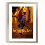 Forever First Love 2020s Vintage Movie Poster Retro Romance Art
