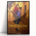 Forever First Love 2020s Vintage Movie Poster Retro Romance Art