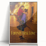 Forever First Love 2020s Vintage Movie Poster Retro Romance Art