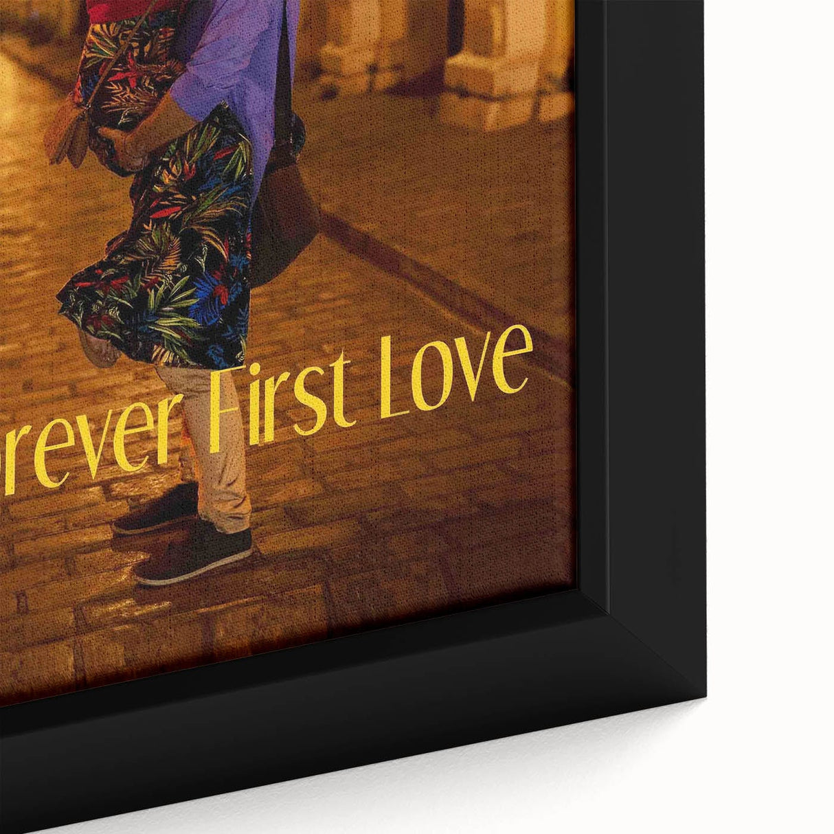 Forever First Love 2020s Vintage Movie Poster Retro Romance Art