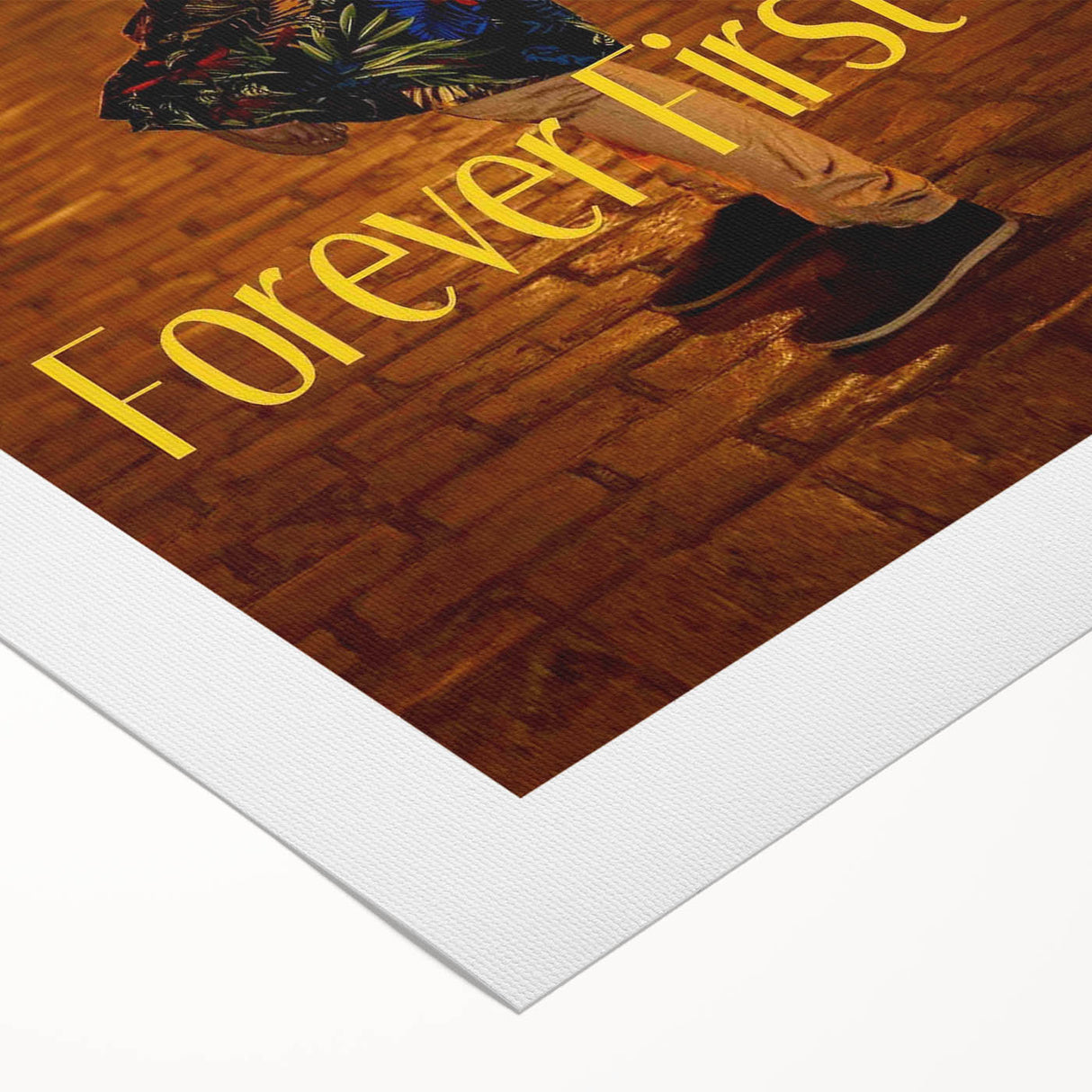 Forever First Love 2020s Vintage Movie Poster Retro Romance Art