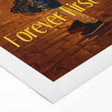 Forever First Love 2020s Vintage Movie Poster Retro Romance Art