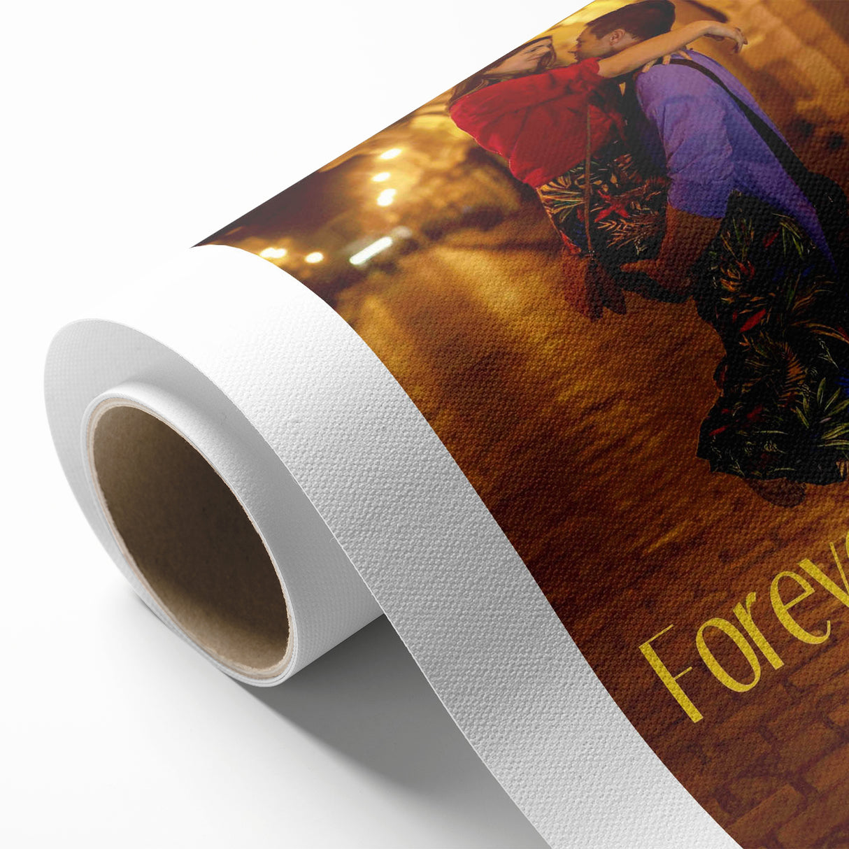 Forever First Love 2020s Vintage Movie Poster Retro Romance Art