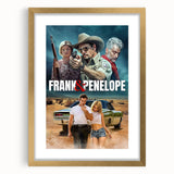 Frank & Penelope 2020s Vintage Movie Poster Retro Thriller Art
