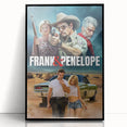 Frank & Penelope 2020s Vintage Movie Poster Retro Thriller Art