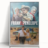 Frank & Penelope 2020s Vintage Movie Poster Retro Thriller Art