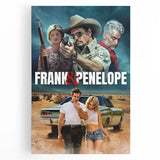 Frank & Penelope 2020s Vintage Movie Poster Retro Thriller Art