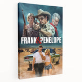 Frank & Penelope 2020s Vintage Movie Poster Retro Thriller Art