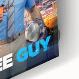 Free Guy 2020s Vintage Movie Poster Retro Action Comedy Art