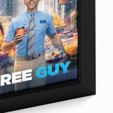 Free Guy 2020s Vintage Movie Poster Retro Action Comedy Art