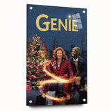 Genie 2020s Vintage Movie Poster Holiday Fantasy Wall Art