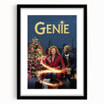 Genie 2020s Vintage Movie Poster Holiday Fantasy Wall Art
