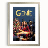 Genie 2020s Vintage Movie Poster Holiday Fantasy Wall Art