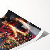 Genie 2020s Vintage Movie Poster Holiday Fantasy Wall Art