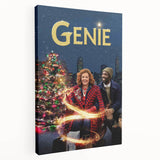 Genie 2020s Vintage Movie Poster Holiday Fantasy Wall Art