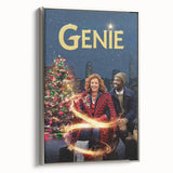 Genie 2020s Vintage Movie Poster Holiday Fantasy Wall Art