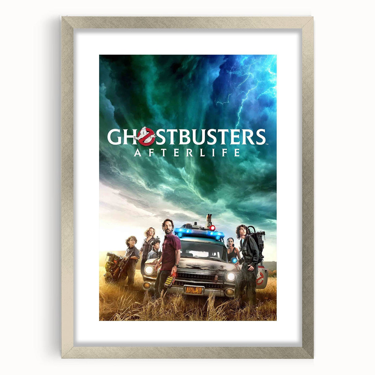 Ghostbusters Afterlife 2020s Vintage Movie Poster Retro Film Art