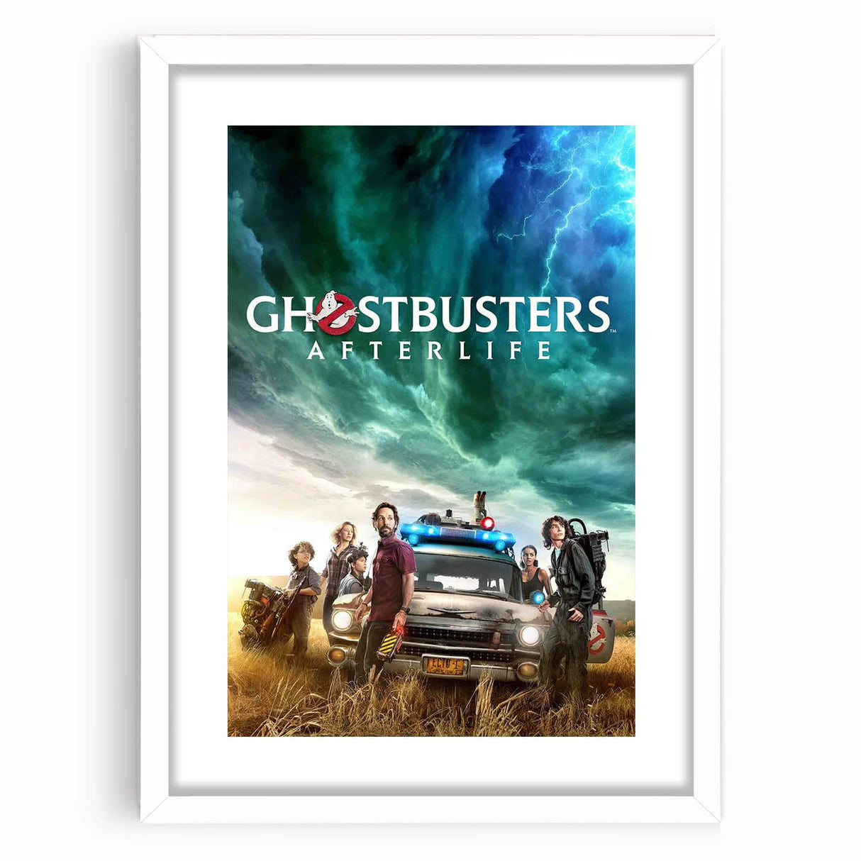 Ghostbusters Afterlife 2020s Vintage Movie Poster Retro Film Art