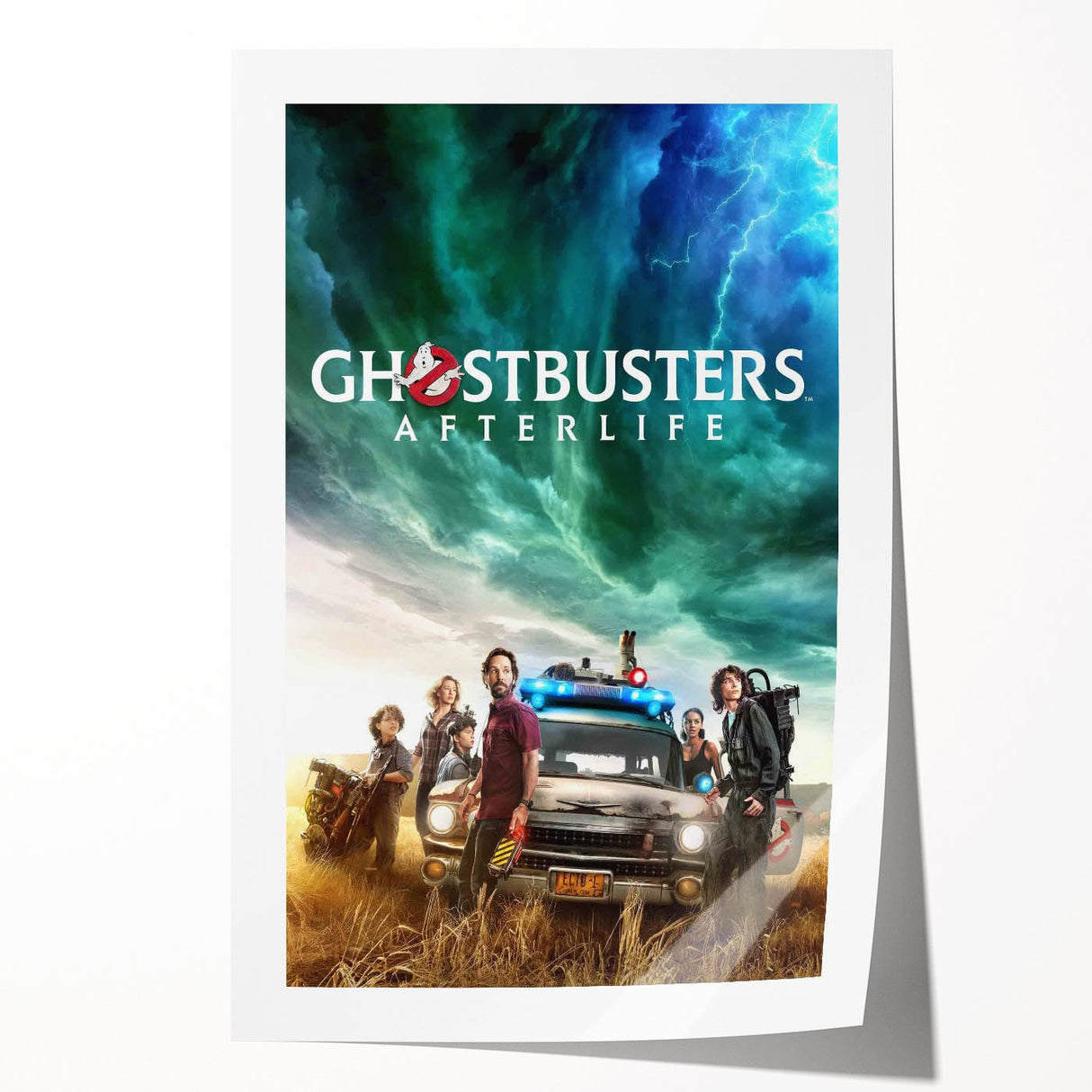 Ghostbusters Afterlife 2020s Vintage Movie Poster Retro Film Art
