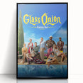 Glass Onion 2020s Vintage Movie Poster - Retro Film Art Print