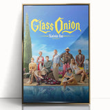 Glass Onion 2020s Vintage Movie Poster - Retro Film Art Print
