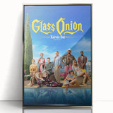 Glass Onion 2020s Vintage Movie Poster - Retro Film Art Print