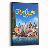 Glass Onion 2020s Vintage Movie Poster - Retro Film Art Print
