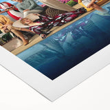 Glass Onion 2020s Vintage Movie Poster - Retro Film Art Print