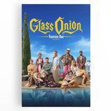 Glass Onion 2020s Vintage Movie Poster - Retro Film Art Print