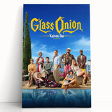 Glass Onion 2020s Vintage Movie Poster - Retro Film Art Print