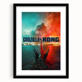Godzilla vs. Kong 2020s Vintage Movie Poster - Retro Film Art