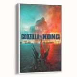 Godzilla vs. Kong 2020s Vintage Movie Poster - Retro Film Art