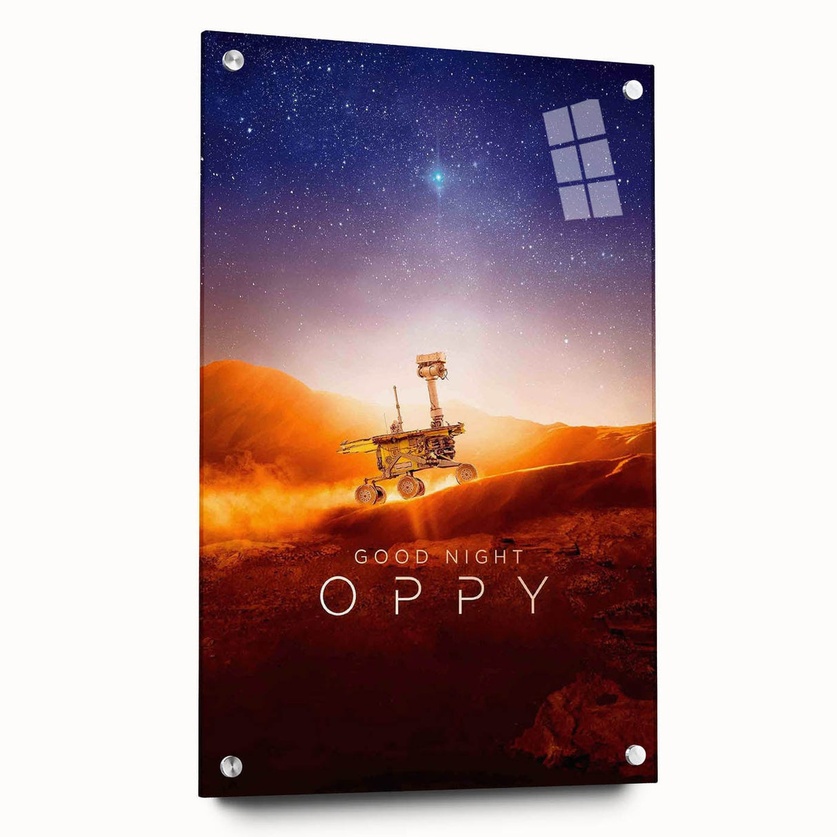 Good Night Oppy 2020s Vintage Movie Poster - Retro Film Art