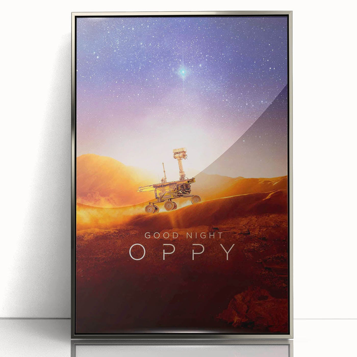 Good Night Oppy 2020s Vintage Movie Poster - Retro Film Art