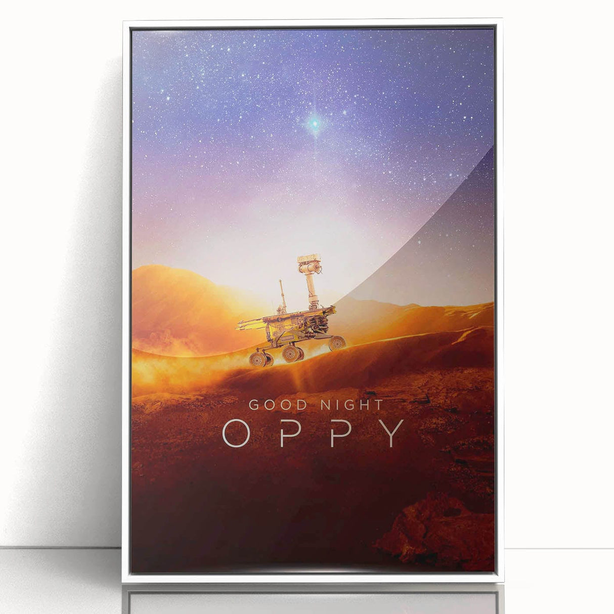 Good Night Oppy 2020s Vintage Movie Poster - Retro Film Art