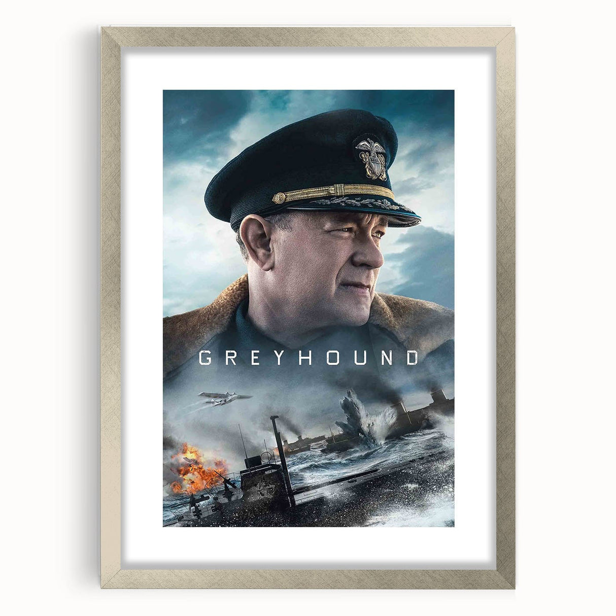 Greyhound 2020s Vintage Movie Poster - Retro Film Art Print